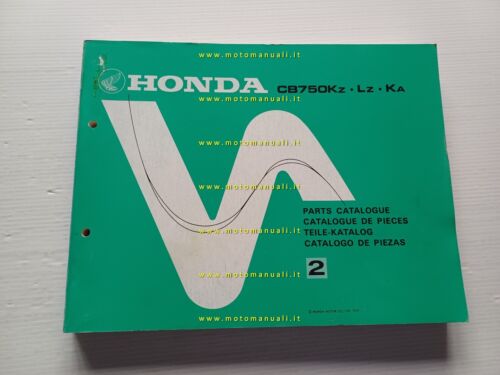 HONDA CB 750 K - CB 750 L 1979 catalogo …