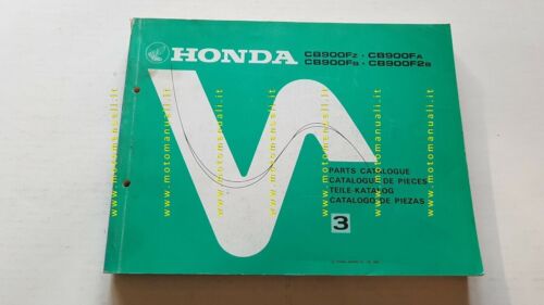 Honda CB 900 F - F2 1981 catalogo ricambi originale …