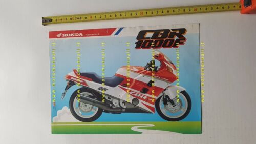 Honda CBR 1000 F 1991 depliant ITALIANO originale brochure moto