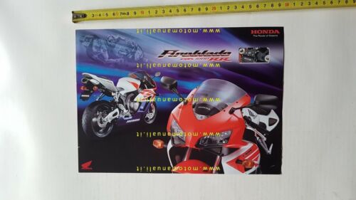 Honda CBR 1000 RR Fireblade 2004 depliant originale moto italiano …