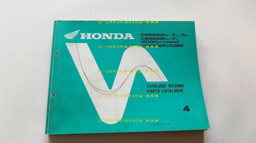Honda CBR 500 - 600 F Hurricane 1988 catalogo ricambi …
