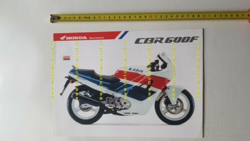 Honda CBR 600 F 1987-88 depliant ITALIANO originale brochure moto