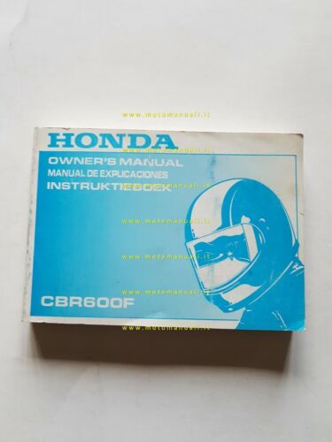 Honda CBR 600 F 1990 manuale uso NO ITALIANO originale …