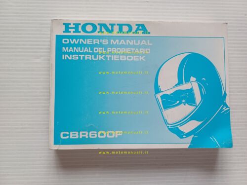 Honda CBR 600 F 1992-3 manuale uso manutenzione originale