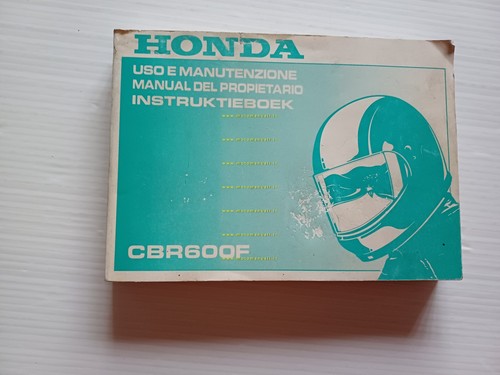 Honda CBR 600 F 1998 manuale uso manutenzione libretto italiano …