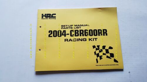 HONDA CBR 600 RR 2004 Racing Kit catalogo ricambi manuale …
