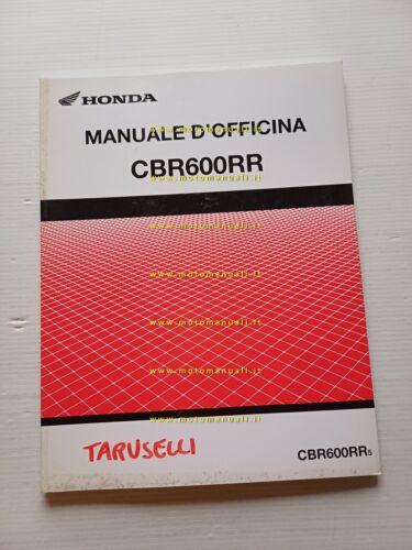 Honda CBR 600 RR VARIANTI 2005 manuale officina ITALIANO originale