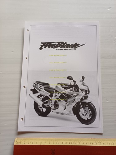 Honda CBR 900 1994 presentazione per la rete vendita originale
