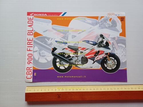 Honda CBR 900 Fireblade 1992 depliant italiano originale