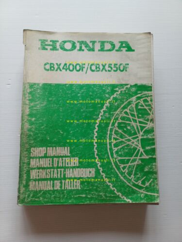 HONDA CBX 400 F - CBX 550 F 1982 manuale …