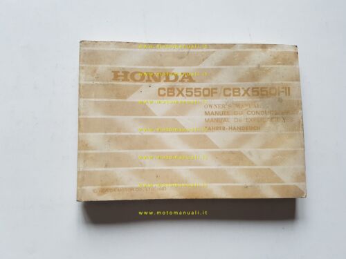 Honda CBX 550 F - CBX 550 F II 1982 …