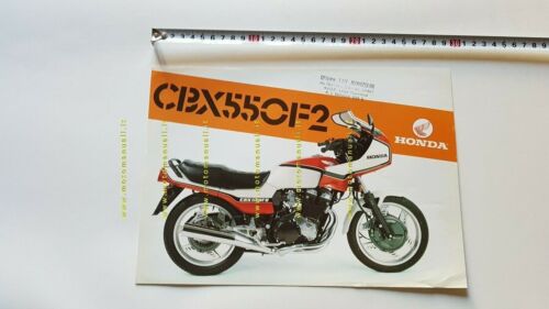 Honda CBX 550 F2 depliant ITALIANO moto originale epoca brochure