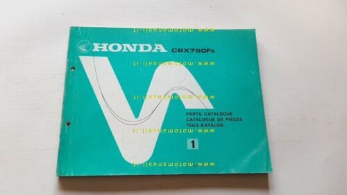Honda CBX 750 F 1983 catalogo ricambi originale spare parts …