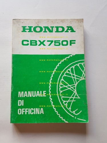 HONDA CBX 750 F 1984 manuale officina ITALIANO originale