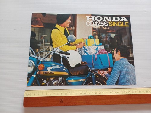 Honda CD 125 S 1970 depliant originale inglese