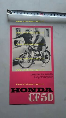 Honda CF 50 1967 depliant brochure originale testo francese