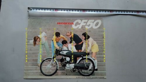 Honda CF 50 1967 depliant brochure originale testo francese