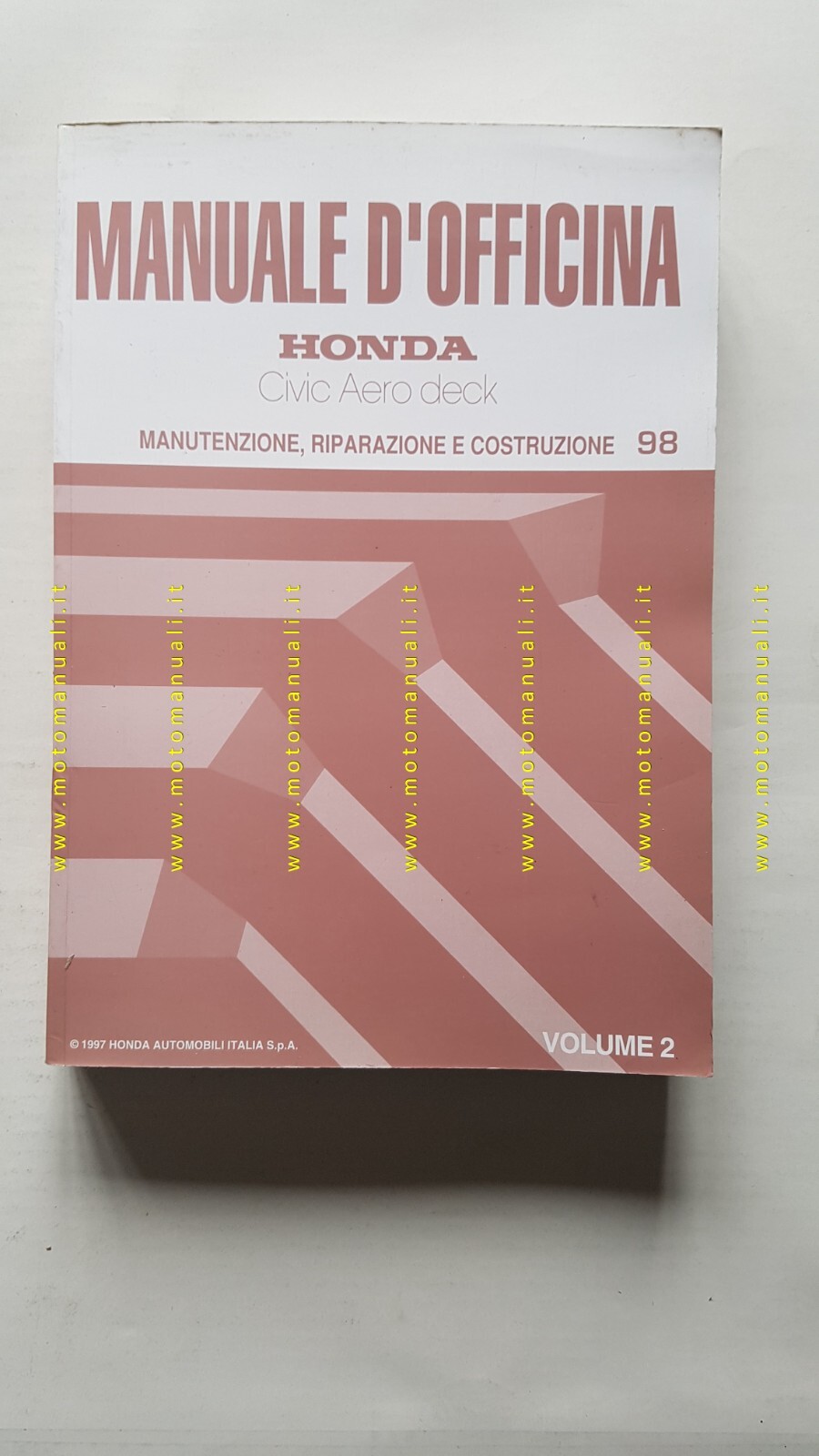 HONDA CIVIC Aero Deck 1998 manuale officina ITALIANO originale Volume …