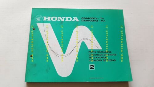 HONDA CM 400 A - CM 400 T 1980 catalogo …