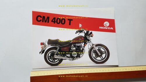 Honda CM 400 T depliant italiano originale