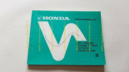 HONDA CMX 450 C 1986 catalogo ricambi ORIGINALE spare parts …