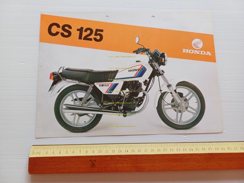 Honda CS 125 depliant ITALIANO originale