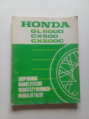HONDA CX 500 - CX 500 C - GL 500 …