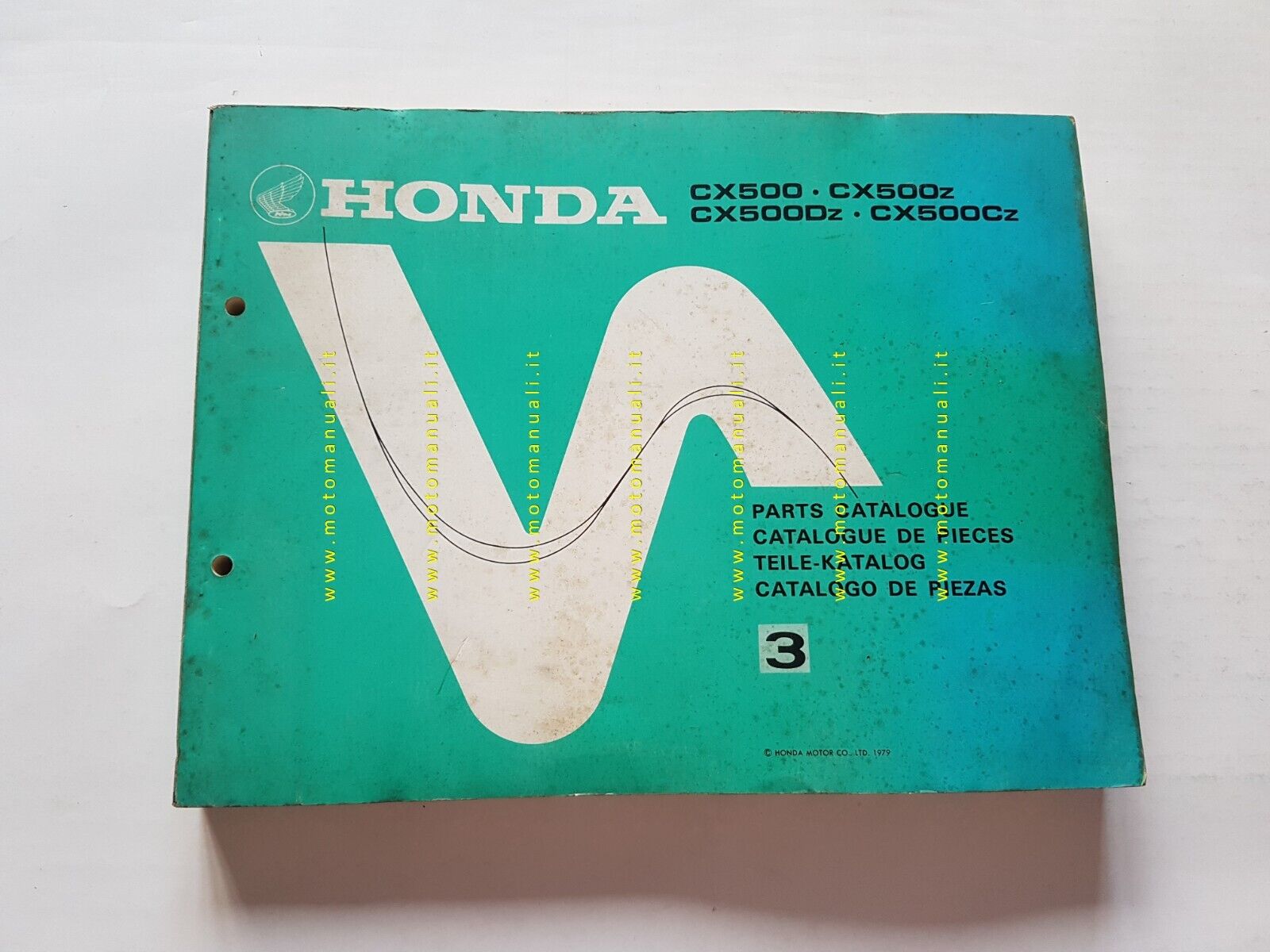 HONDA CX 500- 500 D- 500 C 1979 catalogo ricambi …