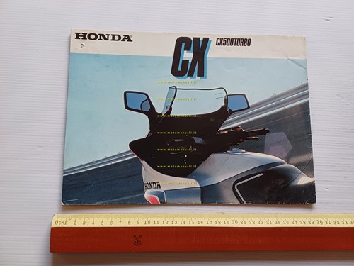 Honda CX 500 TURBO depliant poster ITALIANO originale