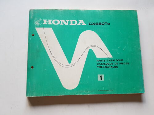 Honda CX 650 T Turbo 1982 catalogo ricambi originale spare …