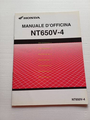 Honda Deauville NT 650 V x VARIANTI manuale officina ITALIANO …