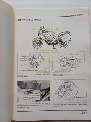 Honda Deauville NT 650 V2 VARIANTI manuale officina ITALIANO originale