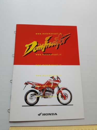 Honda Dominator 650 1992 presentazione cartella stampa ENGLISH no depliant