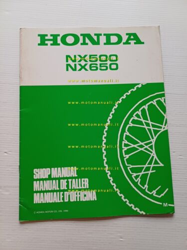 Honda Dominator NX 500-650 VARIANTI 1990 manuale officina originale