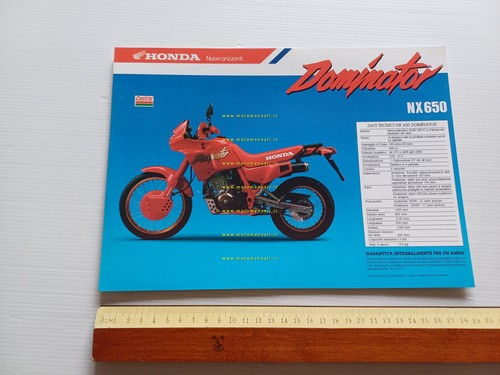 Honda Dominator NX 650 1987-88 depliant originale italiano