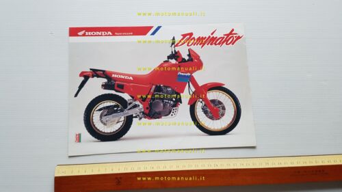 Honda Dominator NX 650 1990-91 depliant italiano originale