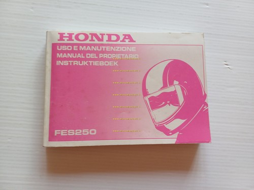 Honda FES 250 Foresight 1997-98 manuale uso manutenzione italiano originale
