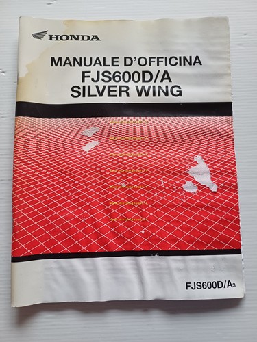 Honda FJS 600 Silver Wing VARIANTI 2002-3 manuale officina ITALIANO …