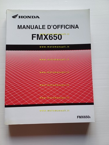 HONDA FMX 650 2005 manuale officina ITALIANO originale