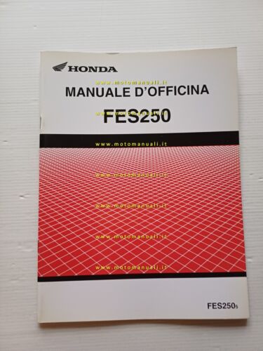 Honda Foresight FES 250 VARIANTI 2004-5 manuale officina ITALIANO originale