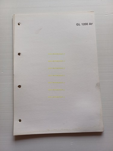 Honda GL 1200 A scheda informazioni tecniche manuale officina italiano …