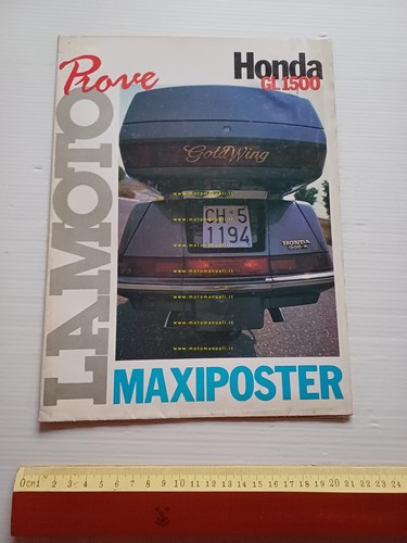Honda GL 1500 Gold Wing 1989 poster depliant prova La …