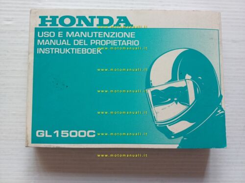 Honda Gold Wing GL 1500 C 1996 manuale uso manutenzione …
