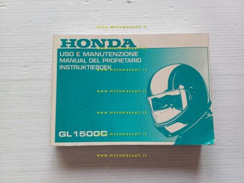 Honda Gold Wing GL 1500 C 1997 manuale uso manutenzione …