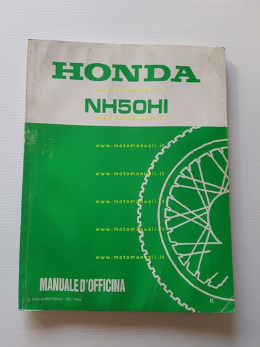 HONDA Lead 50 (NH 50 HI) 1989 manuale officina ITALIANO …