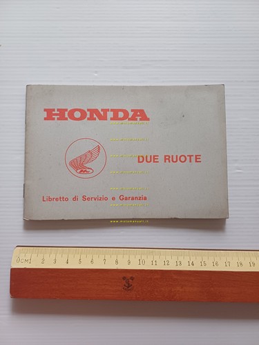 Honda modelli anni 80 libretto tagliandi garanzia originale nuovo NO …