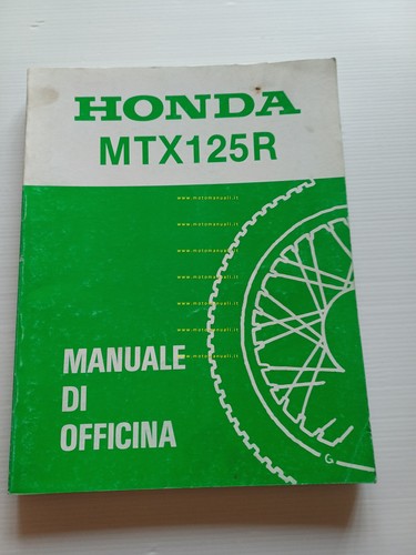 HONDA MTX 125 R 1986 manuale officina ITALIANO originale