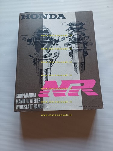Honda NR 750 1992 manuale officina originale workshop manual