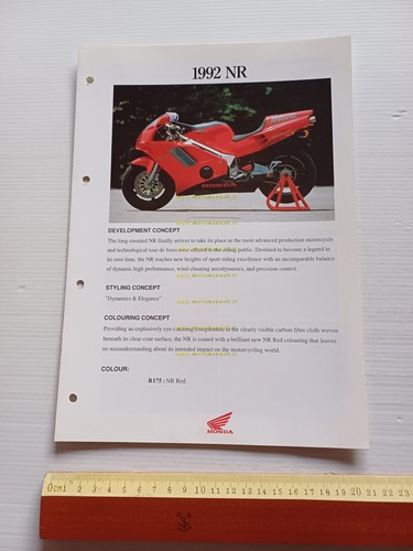 Honda NR 750 1992 presentazione scheda tecnica per la rete …