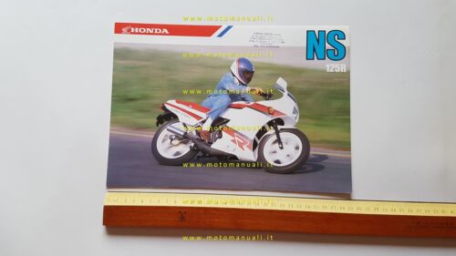 Honda NS 125 R 1986-87 depliant originale italiano moto motorcycle …